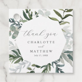 水エレガント色の緑ありがとうござ結婚う フェイバータグ