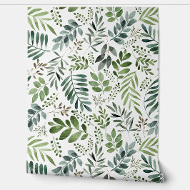 水エレガント色の緑の葉 壁紙