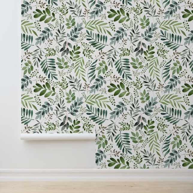 水エレガント色の緑の葉 壁紙 (アプリケーション)