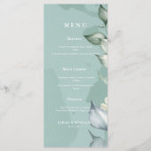 水エレガント色の緑の離れ |白 メニュー (正面)