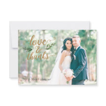 水エレガント色の緑サンキューカード