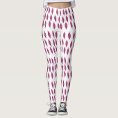 水エレガント色の羽カスタムレギンス レギンス (正面)