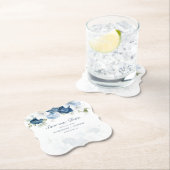 水エレガント色の花救の日の台本 ペーパーコースター (インサイチュ)