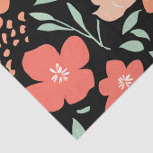 水エレガント色の花 – 繊細なフローラ贈り物 薄葉紙 (詳細)