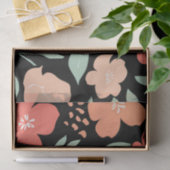 水エレガント色の花 – 繊細なフローラ贈り物 薄葉紙 (ギフト)