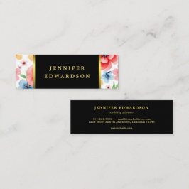 水エレガント色の花bohoプロフェッショナル スキニー名刺