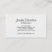 水エレガント色の花bohoプロフェッショナル 名刺 (裏面)