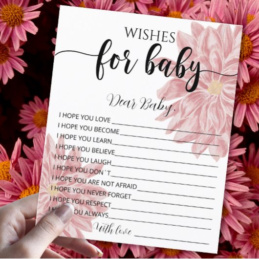 水エレガント色の菊の願いベビー