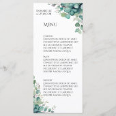 水エレガント色の葉メニュー メニュー (正面)