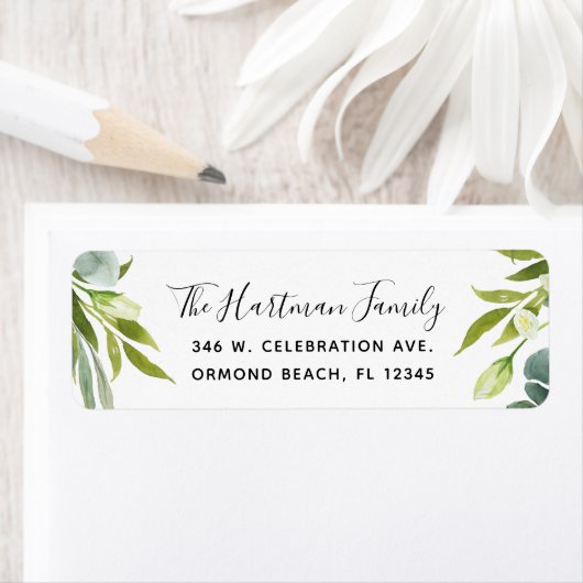 水エレガント色の葉春夏 ラベル (インサイチュ)