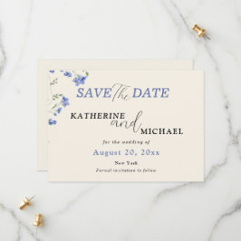 水エレガント色の野の花の結婚草地 セーブザデート