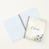 水エレガント色の野花 ノートブック (内部)