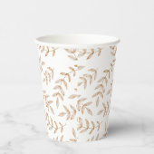 水エレガント色の離れ秋紙カップ 紙コップ (右)