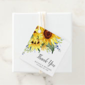 水エレガント色ひまわり結婚の感謝 フェイバータグ (インサイチュ)