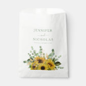 水エレガント色ひまわり結婚の フェイバーバッグ (正面)