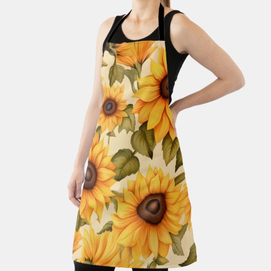 水エレガント色ひまわり エプロン (インサイチュ)