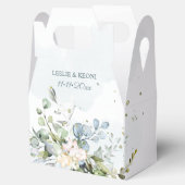 水エレガント色ほこりっぽいブルーガムユーカリ フェイバーボックス (オープン)