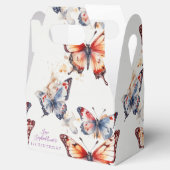 水エレガント色よくはしゃぐ蝶カスタム フェイバーボックス (オープン)