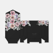 水エレガント色アネモネ花結婚式の引き出物B フェイバーボックス (折り畳みなし)