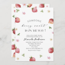 水エレガント色イチゴ赤ちゃんシャワー