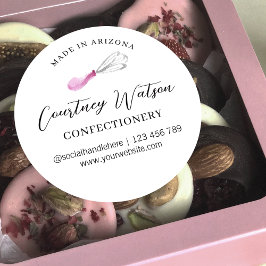 水エレガント色ウィスク焼いたラブケータリング ラウンドシール