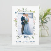 水エレガント色ウィンターブルーフローラ新着 シーズンカード (スタンド正面)