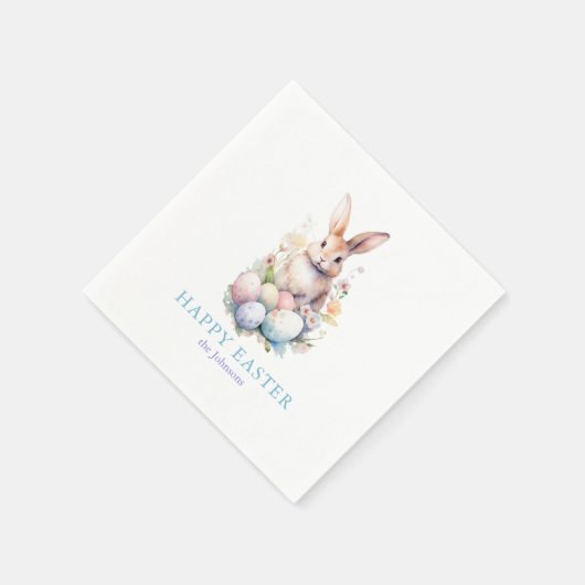 水エレガント色エッグフローライースターブランチ スタンダードカクテルナプキン (角)