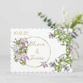 水エレガント色オダマキ（植物） シーズンカード (スタンド正面)