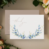 水エレガント色オリーブ枝記念ありがとう ノートカード