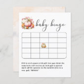 水エレガント色カボチャ赤ちゃんシャワービンゴゲーム (正面/裏面)