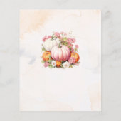 水エレガント色カボチャ赤ちゃんシャワービンゴゲーム (裏面)