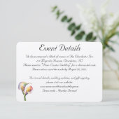 水エレガント色カラリライロマンチックフローラ エンクロージャーカード (スタンド正面)