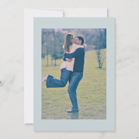 水エレガント色カ結婚ニ 招待状 (裏面)