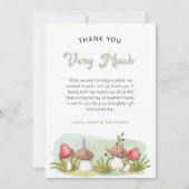 水エレガント色キノコ林 サンキューカード (正面)