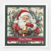 水エレガント色クラシックパーティーナプキンス (正面)