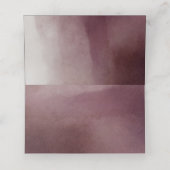 水エレガント色クランベリーテーブル番号 プレイスカード (内部開封)