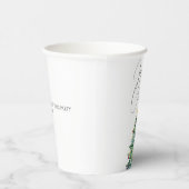 水エレガント色クリスマスツリーメリークリスマス 紙コップ (右)