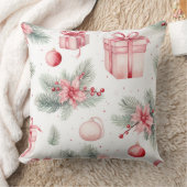 水エレガント色クリスマスツリー枕 クッション (ブランケット)