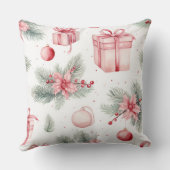 水エレガント色クリスマスツリー枕 クッション (裏面)