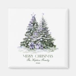 水エレガント色クリスマスツリー マグネット