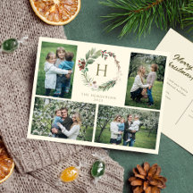 水エレガント色クリスマスリース4写真