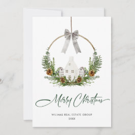 水エレガント色クリスマス組成企業の物 シーズンカード