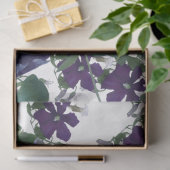 水エレガント色クレマティスフローラ 薄葉紙 (ギフト)