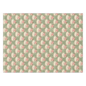 水エレガント色グリーンカボチャ金ゴールド幾何学模様 テーブルクロス (正面(横))