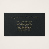 水エレガント色グリーンリーボタニカルラグジュアリーブラック (裏面)