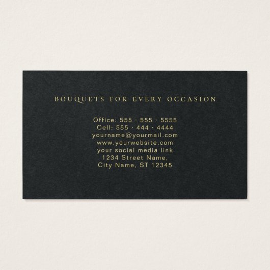 水エレガント色グリーンリーボタニカルラグジュアリーブラック (裏面)