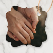 水エレガント色グリーン&金ゴールド保存日 フェイバータグ (裏面)