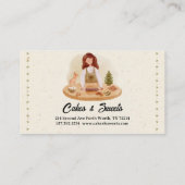 水エレガント色ケーキベーカリーパティシシェフ ロイヤリティカード (裏面)