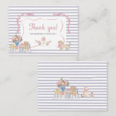 水エレガント色サマーお洒落ドードレスベビーs ノートカード (正面/裏面)