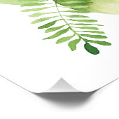 水エレガント色シティピンク花ベビーショー ポスター (コーナー)